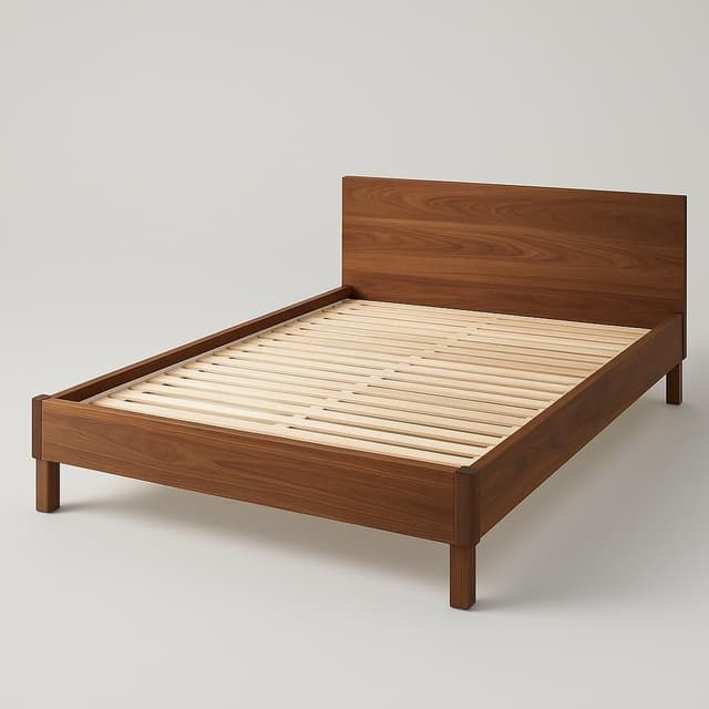 Avocado Natural Wood Bed Frame