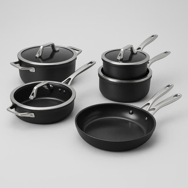 Calphalon Premier Hard-Anodized Ceramic 12-Piece Cookware Set