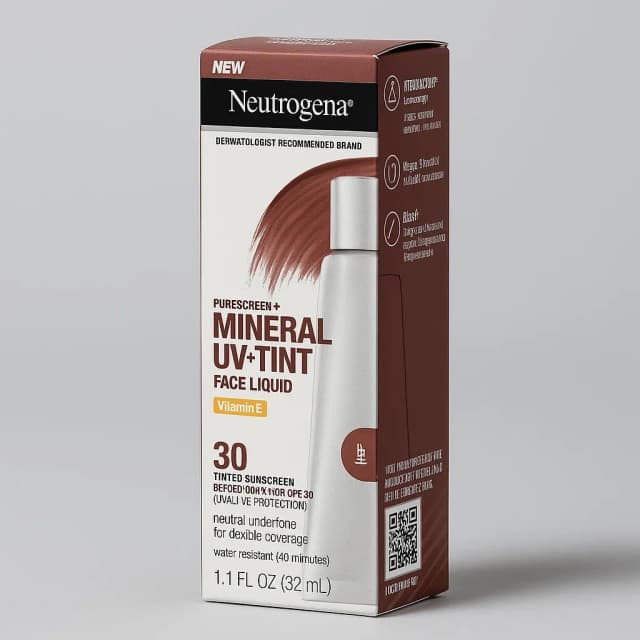 Neutrogena Mineral UV Tint Face Liquid Sunscreen SPF 30